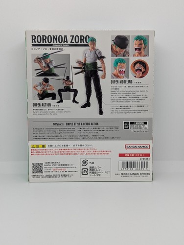 One Piece S.H.Figuarts Roronoa Zoro (Romance Dawn) Action Figure - Imagen 14 de 19