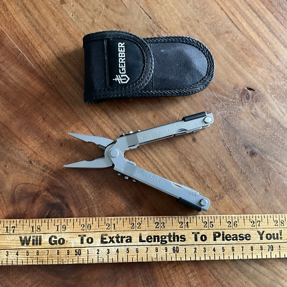 VINTAGE GERBER MULTITOOL PLIERS SHEATH EDC SURVIVAL FANTASTIC CONDITION - Image 2 of 4