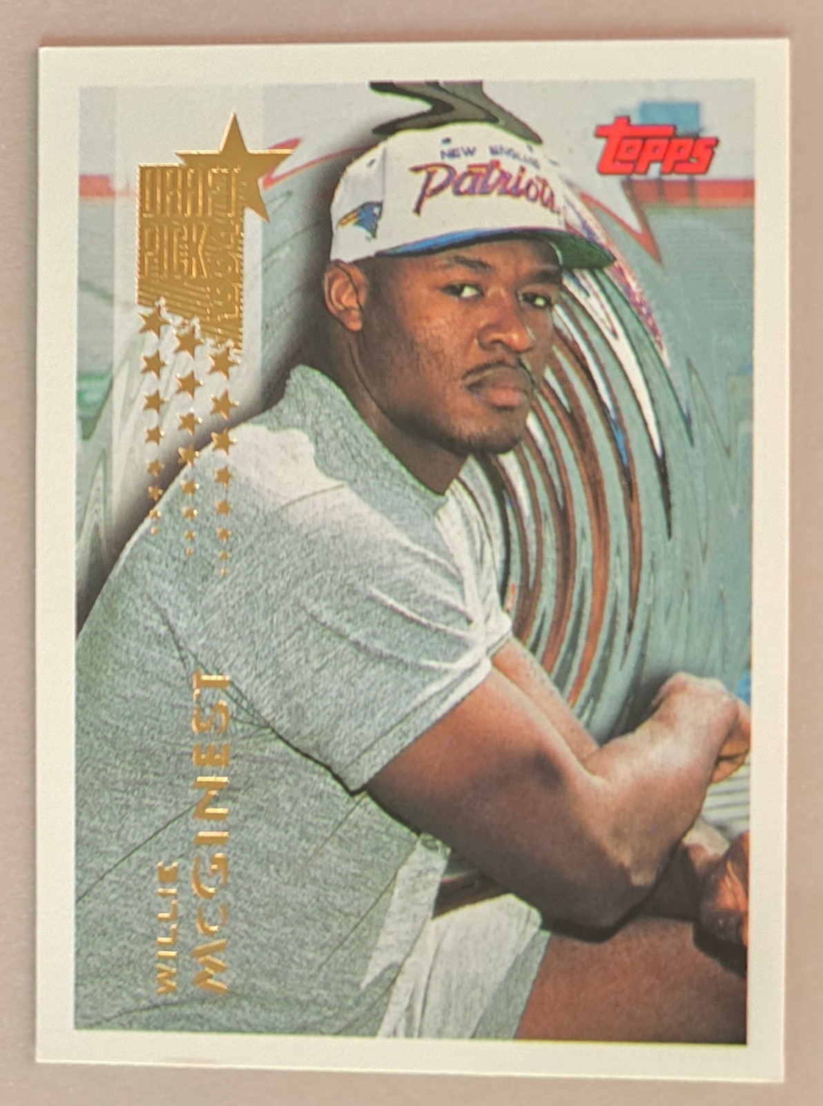 1994 Topps Draft Pick #74 Willie McGinest New England Patriots Football Rookie