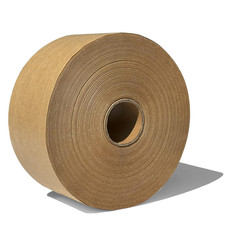 3'' x 450 Feet Reinforced Water Activated Gummed Kraft Paper Tape, for Heavy ...