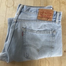 Levi's 505 Men's Cotton Jeans - Light Stonewash