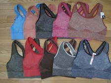 NWT Victorias Secret PINK Seamless Lightly Lined Sports Bra SMALL Select Color