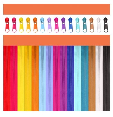 #ad #ad Zippers Various Colors 100in 15 Colors includes Zipper Sliders various colors $13.54