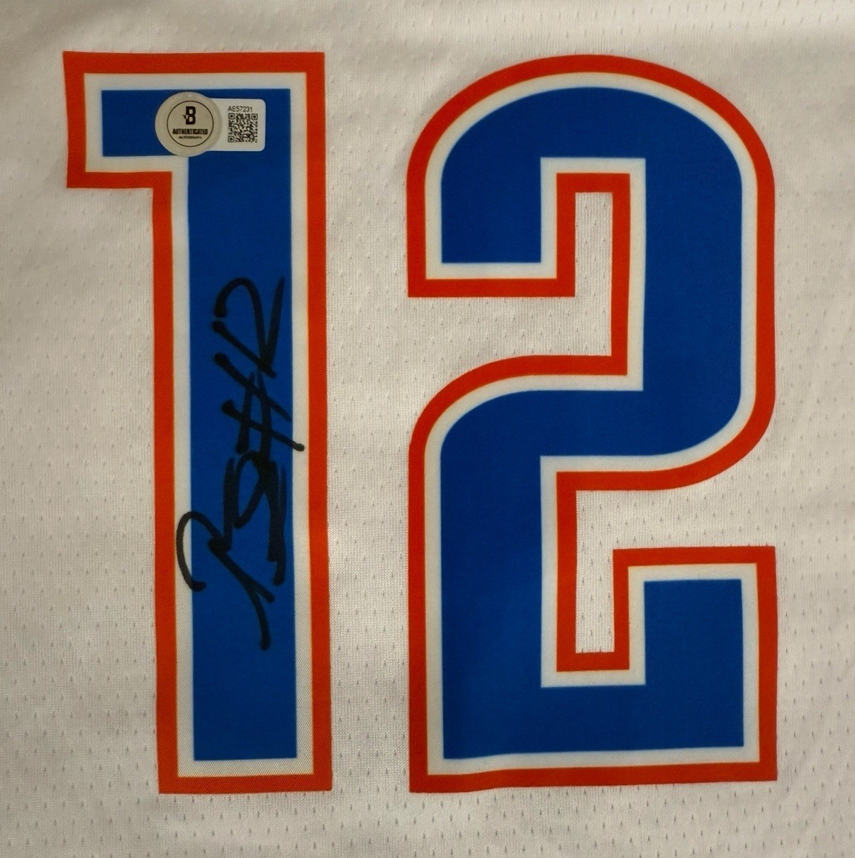 Thomas Sorber Autographed Signed Oklahoma City Thunder Jersey Beckett BAS COA 