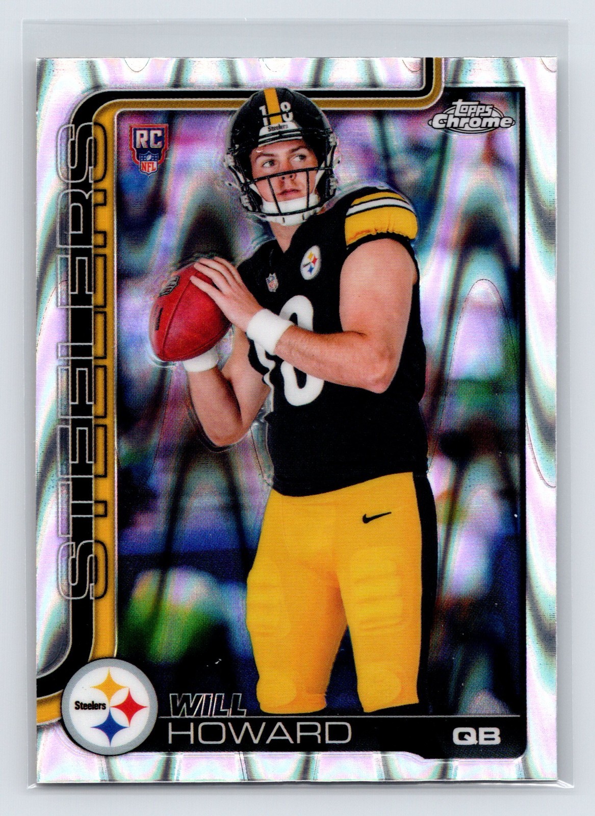 2025 Topps Chrome - Will Howard #321 RayWave Refractor (RC)
