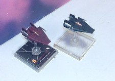 Star Wars X-Wing Miniatures Game A-Wing Starfighter Set 2 3D-Printed, Painted
