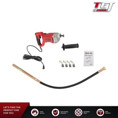 With 6.6 Feet Shaft Electric Concrete Vibrator Handheld Concrete Vibrating Tool