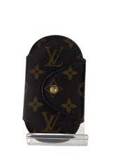 LOUIS VUITTON Multicle Long GM Monogram Canvas Brown Leather BRW Men's