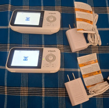 VTech Digital Baby Camera Monitor Replacement 2-Pcs Model VM3254 White LCD