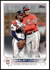 2022 Topps Update #US310 Rivalry Love (Juan Soto / Ozzie Albies)
