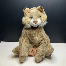 Folktails Folkmanis Plush Hand Puppet Realistic Bobcat  15" Stuffed Animal