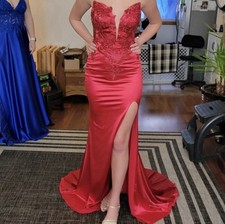 Red Jovani Prom Dress Size 2