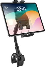 Gooseneck Tablet Holder for Spin Bike, Treadmill, Indoor Cycling, Mic Stand, ...