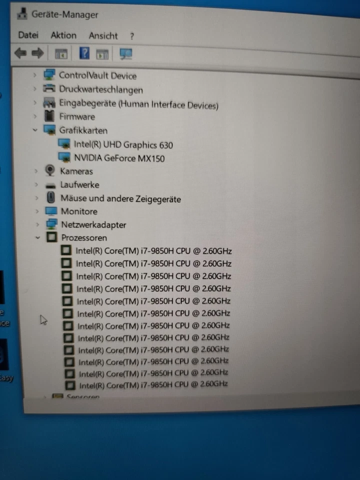 Dell Latitude 5501 · i7-9850H · 8GB · 256GB, Foto 4 von 5