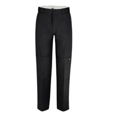 New Dickies 8528 Men's Double Knee Loose Fit Work Pants Black