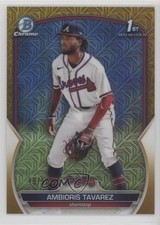 2023 Bowman Mega Box Gold Mojo Refractor 19/50 Ambioris Tavarez #BCP-33 0rd2