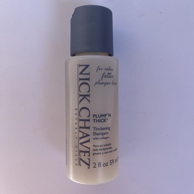 Nick Chavez Plump N Thick Thickening Shampoo w/ Collagen 2 oz 59 ml Travel Size