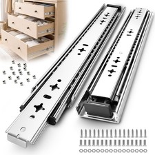 Drawer Slides, 250 lb Heavy Duty Side Mount Ball Bearing Rails, 16 18 20 22 3...