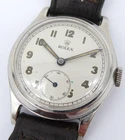 RARE VINTAGE MENS ROLEX MANUAL WIND WRISTWATCH DENISTEEL CASE c.1940's