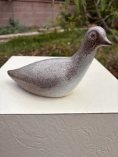 Howard Pierce California Pottery Ceramic Dove/ Pigeon Bird Brown Tone Signed