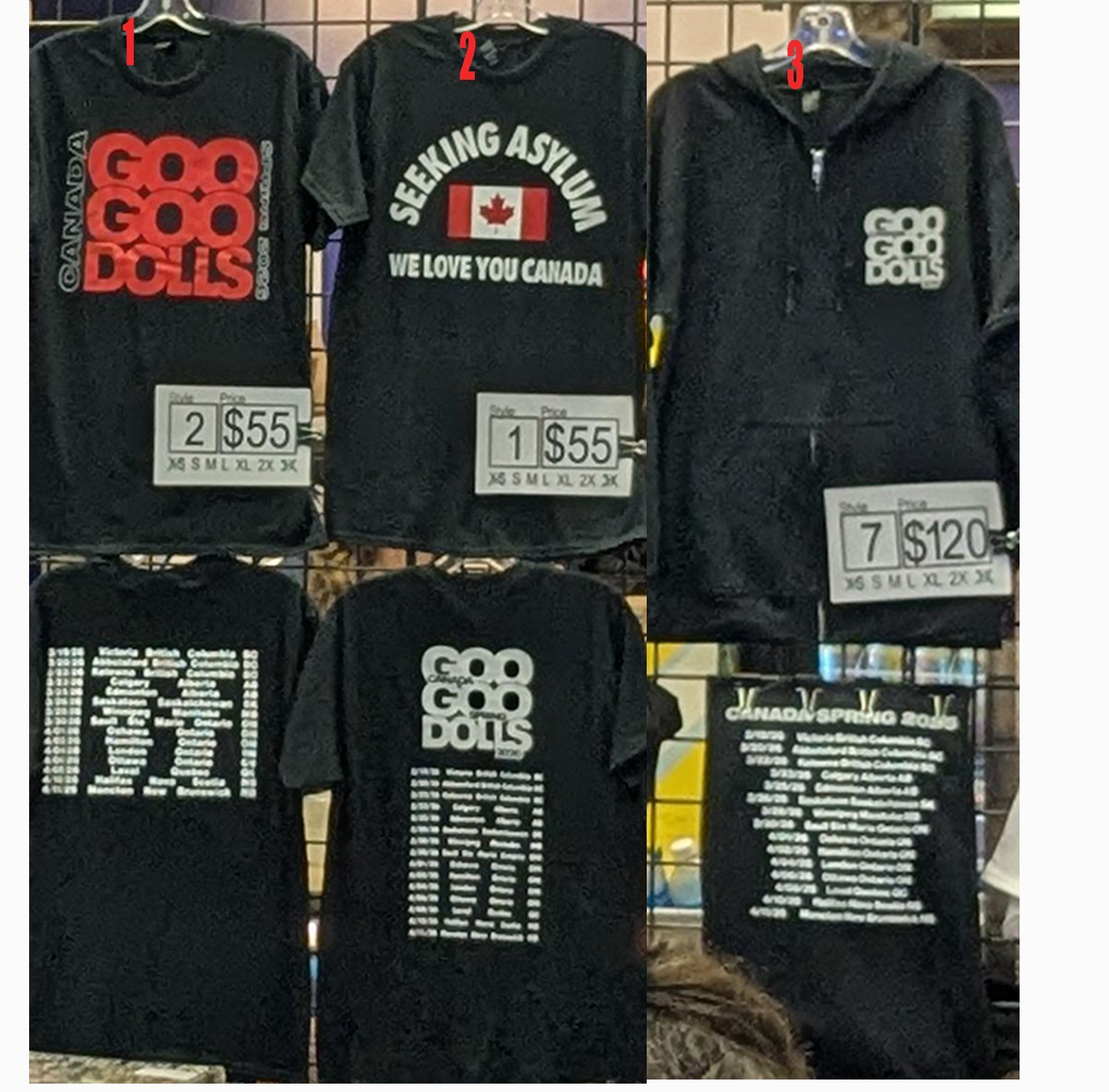 2026 Canada Spring Tour T Shirt Or Hoodie Reprint