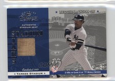 2001 Donruss Classics Stadium Stars Reggie Jackson #SS-10 HOF k4s