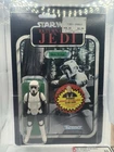 1984 Kenner Star Wars ROTJ Biker Scout AFA 60 77-Back-B Anakin Offer Vintage