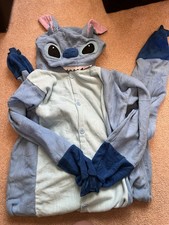 Stitch Monster One Piece Pajamas Costume Adult Large