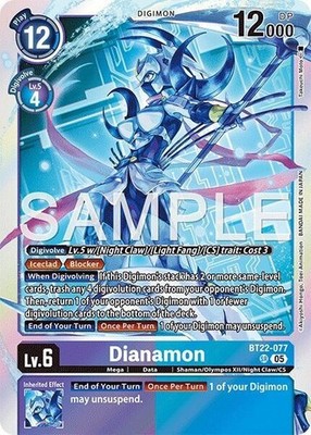 Dianamon Foil - BT22-077 NM - Digimon TCG