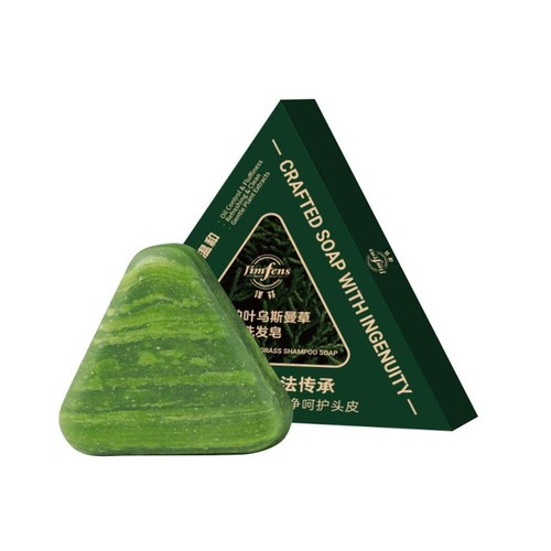 1-3x Jabón Champú Natural Usman Hierba, Espesamiento y Oscurecimiento del Cabello Usma - Imagen 11 de 12