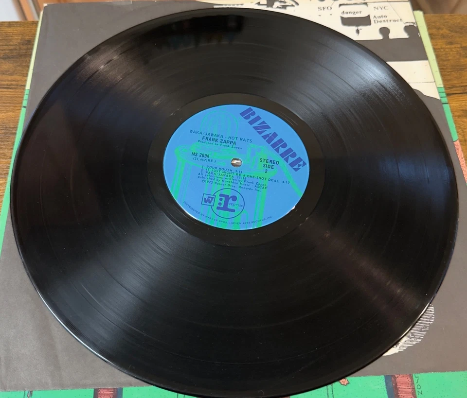 FRANK ZAPPA - WAKA / JAWAKA HOT RATS - ORIGINAL FIRST PRESS LP ~ 1972 - RARE Foto 4 de 4