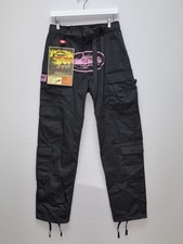 Corteiz Guerillaz Cargo Pant Black and Pink - Medium BNWT