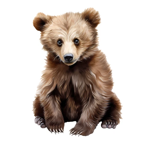 Bear Self Adhesive Sticker