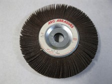 8" x 1" Flap Wheel, Bench Grinder, 1" Arbor, 60 Grit