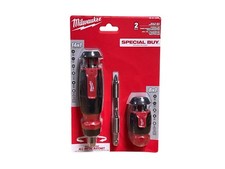 Milwaukee 14-in-1 Ratcheting and 8-in-1 Compact Multi-Bit Screwdriver 48-22-2906