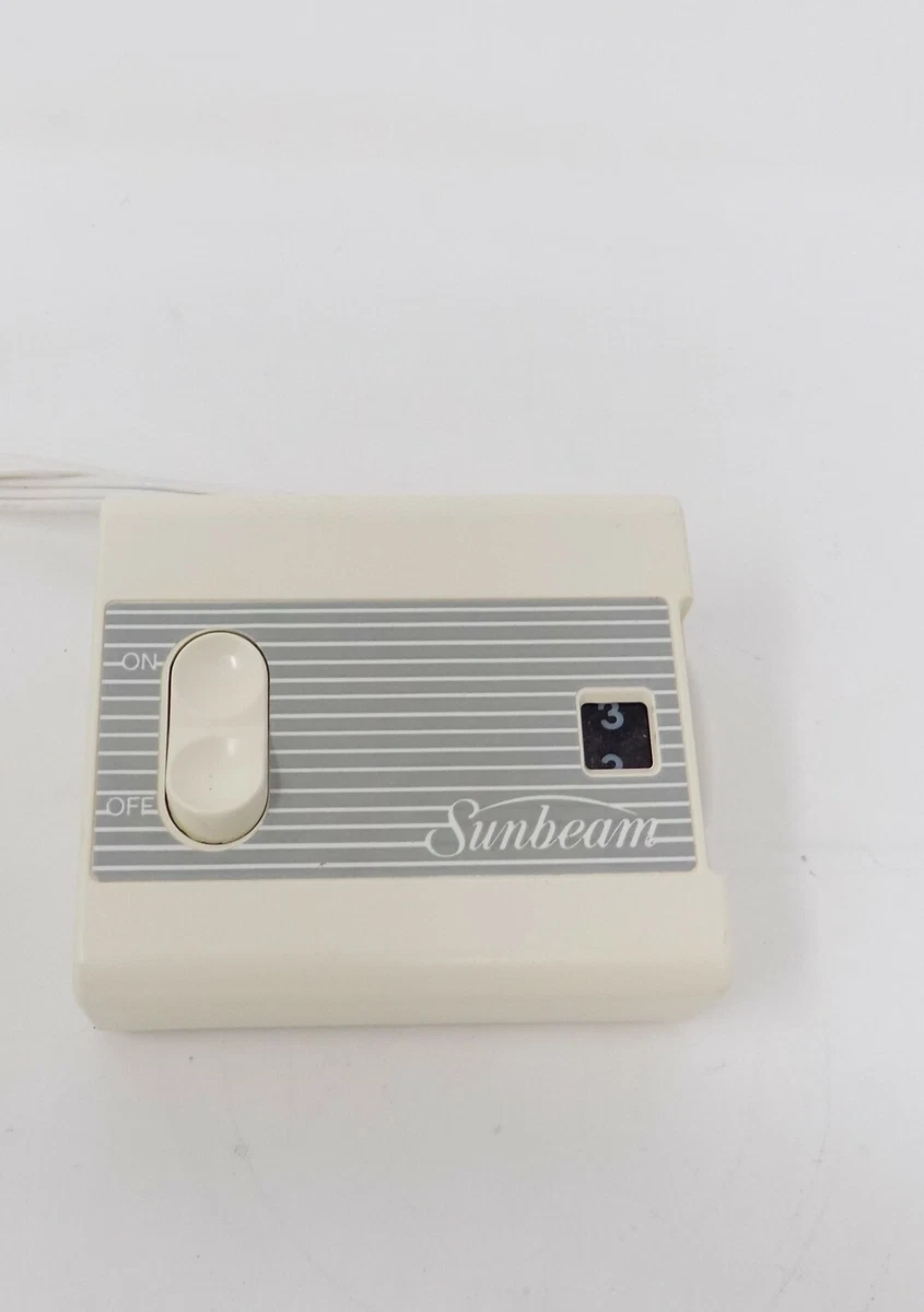 Sunbeam 54KQ 360-Watt Electric Heated Blanket Temperature Heat Knob  Controls FRE | eBay