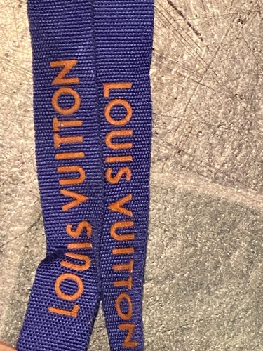 Louis Vuitton Logo Orange & Blau Band & Kleiner Umschlag und Karte *Gebraucht BT2 - Bild 3 von 7