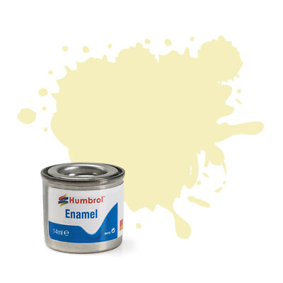 Humbrol No.41 Ivory Gloss Finish Emaillack 14ml Tinlet
