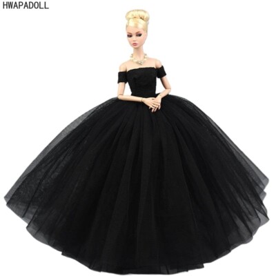 Little Black Dress Wedding Dress for 11.5" Girl Doll Gown Clothes for 1/6  Dolls | eBay