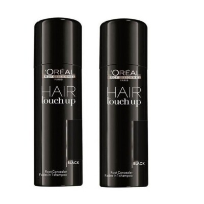 L'Oreal Professional Hair Touch Up 75ml - Schwarz 2er Pack