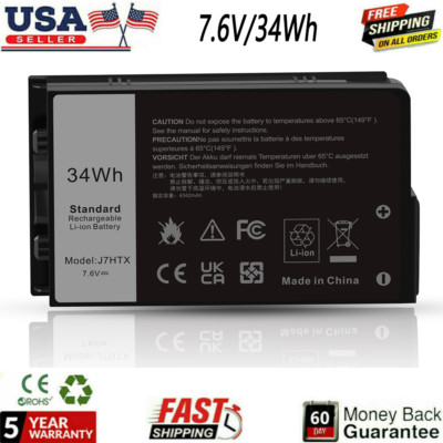 Lot J7HTX Battery For Dell Latitude 12 7212 7202 Rugged Extreme Tablet 7XNTR