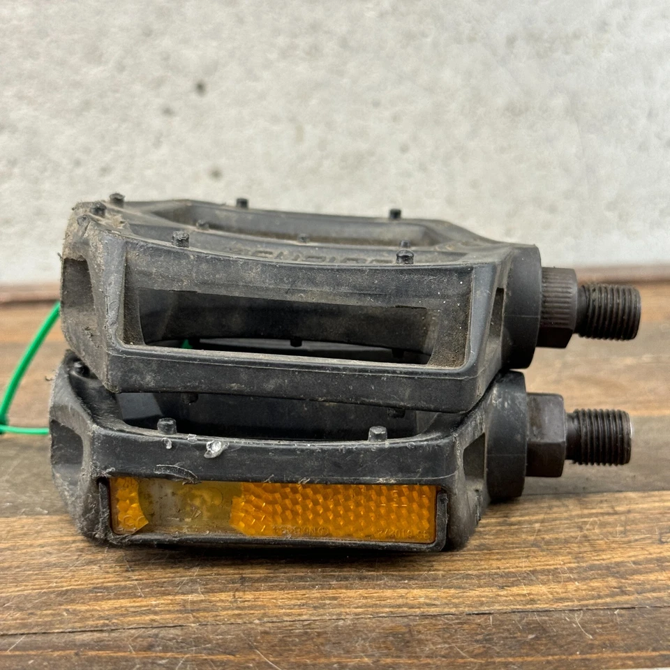 Pedales Haro Fusion 1/2” Old School BMX OPC 1 PIEZA Freestyle Negro OG Años 90 A2 Foto 3 de 4