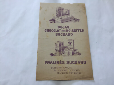 ADVERTISING RECEIPT VELMA SUCHARD STAMP PASTRY CONFECTIONERY VICENZA 1909-