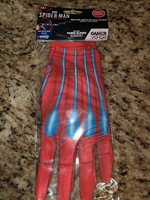 Marvel Spiderman Miles Morales 2099 Gamer Verse Adult Gloves NIP JWC1453 - Image 1 of 4
