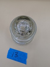VINTAGE Hemingray 45 Clear Glass Telephone Electric Insulator Made IN USA