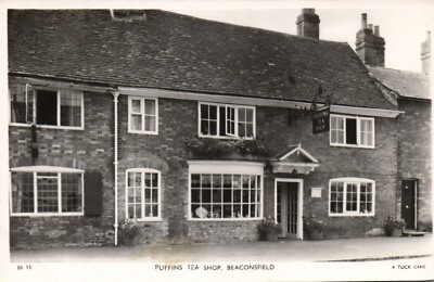 PC PAPAGEIENTAUCHER TEA SHOP BEACONSFIELD HERTFORDSHIRE ENGLAND ECHTFOTO PC (u8488)