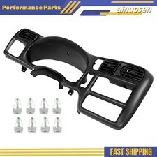 Black Dash Trim Bezel Fit For 1998-2004 Blazer Jimmy Sonoma S10 Bravada New