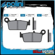 174.2087 PASTIGLIE FRENO POLINI POSTERIORE HONDA - HM CRE 125 125CC -2001 SINTER