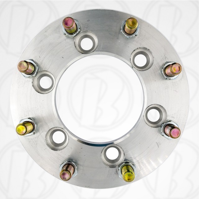 x2 USA 6 Lug Vehicle to 8 Lug Wheel Adapters / 1" Spacers 6x135