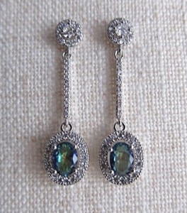 Details About 18k White Gold Filled Rainbow Multicoloured Mystical Topaz Earrings Details About 18k White Gold Filled Rainbow Multicoloured Mystical Topaz Earrings